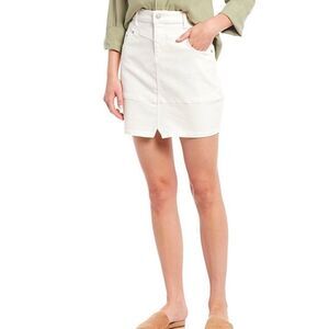 Chelsea & Violet V Front Stretch Denim Mini Skirt Size 26